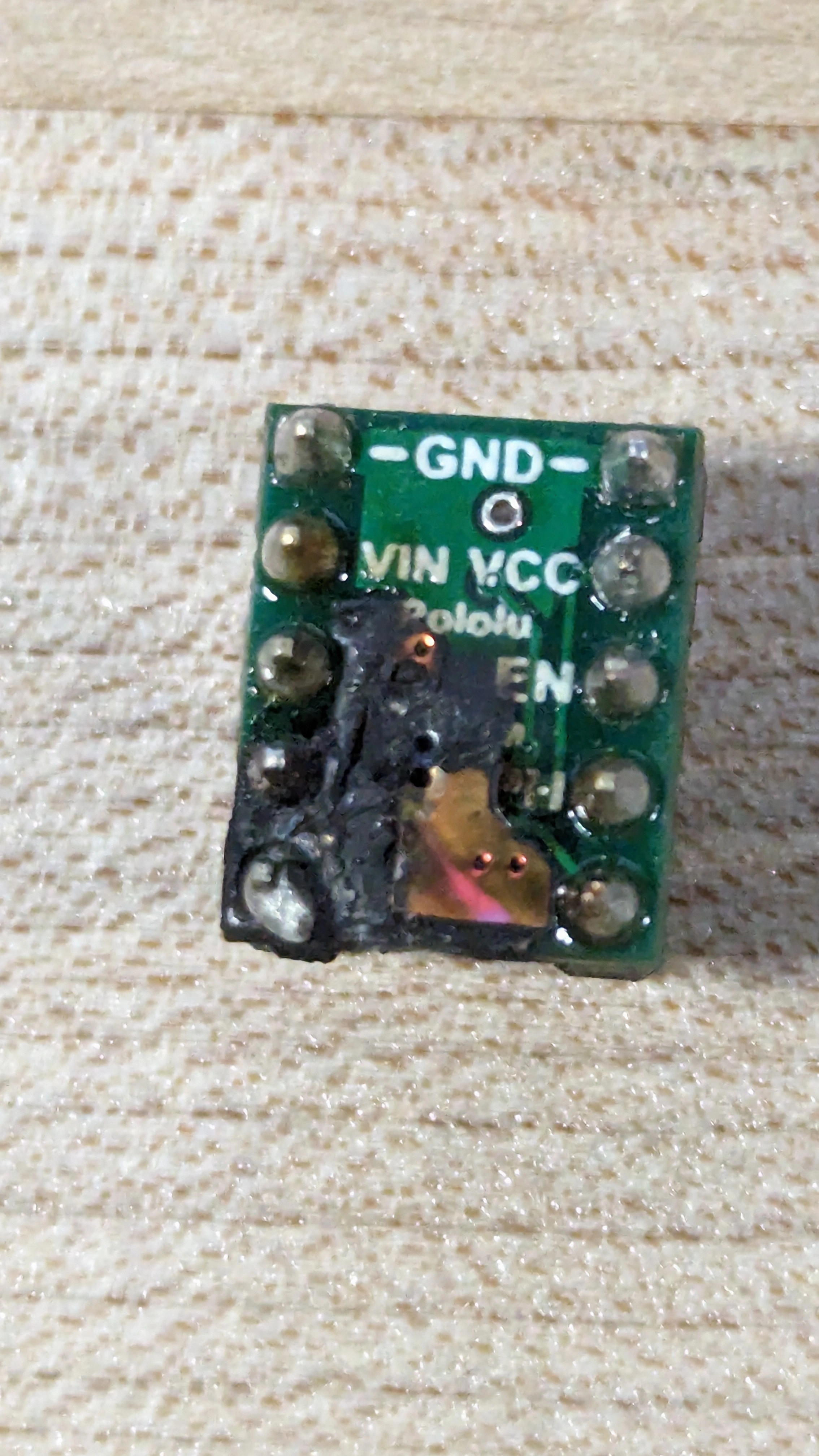 Burnt motor driver