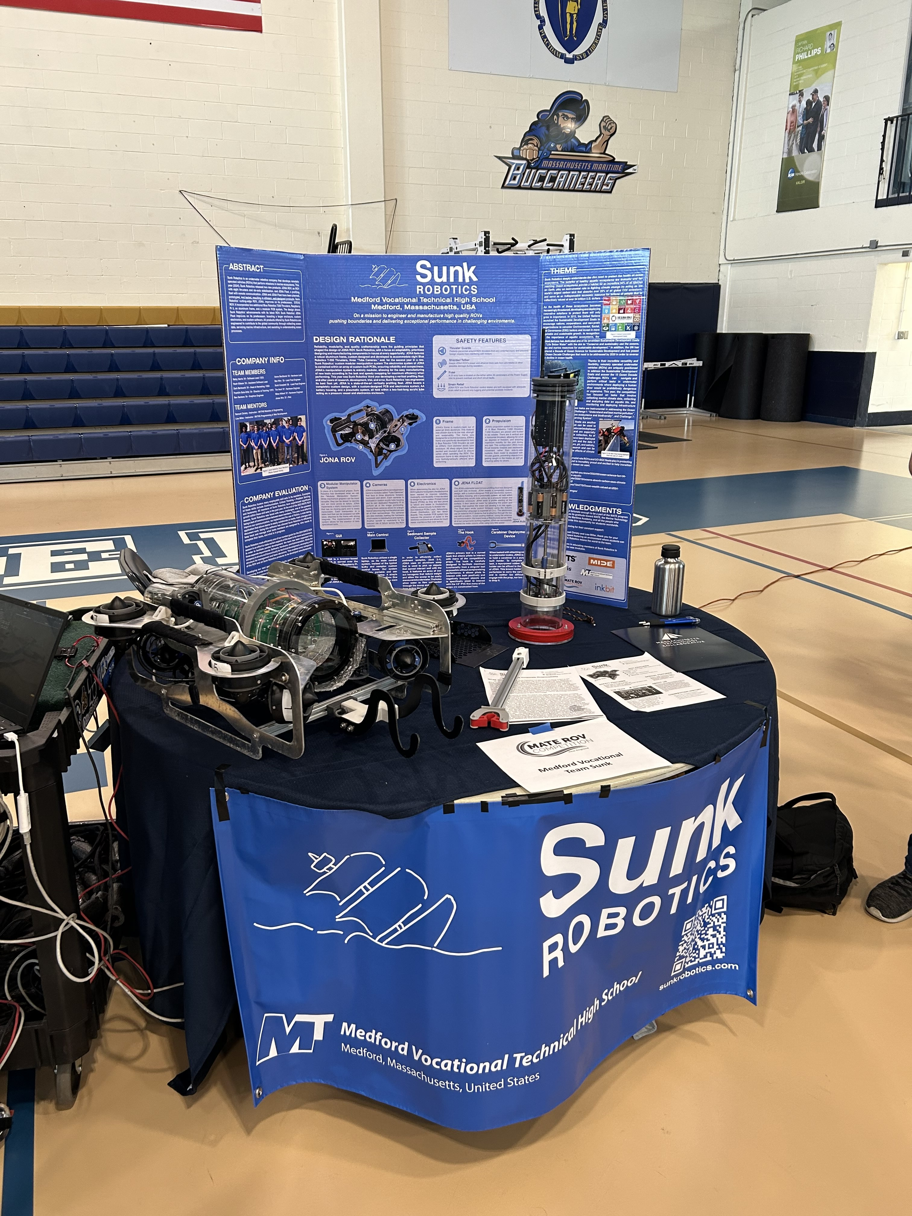 Sunk robotics marketing table